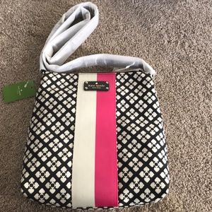 KATE SPADE NEW YORK Black/Cream/Pink Crossbody